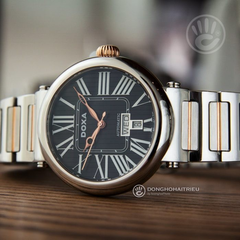DOXA CALEX D124RBKW – NAM – KÍNH SAPPHIRE – AUTOMATIC (TỰ ĐỘNG) – MẶT SỐ 41MM, TRỮ CÓT 41 GIỜ, CHỐNG NƯỚC 3ATM