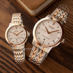 DOXA EXECUTIVE D221RSV – NỮ – KÍNH SAPPHIRE – AUTOMATIC (TỰ ĐỘNG) – MẶT SỐ 31 MM, ĐÍNH 14 VIÊN KIM CƯƠNG, TRỮ CÓT 38 GIỜ