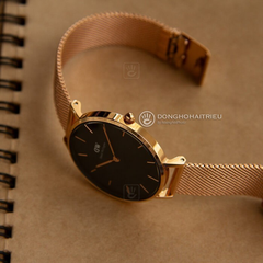 DANIEL WELLINGTON DW00100161 – NỮ – QUARTZ (PIN) – MẶT SỐ 32MM, KÍNH CỨNG, CHỐNG NƯỚC 3ATM