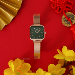 DANIEL WELLINGTON QUADRO STUDIO DW00100519 – NỮ – QUARTZ (PIN) – MẶT SỐ 22MM, KÍNH CỨNG, CHỐNG NƯỚC 3ATM