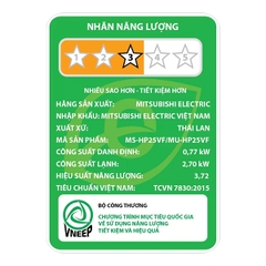 Máy Lạnh Mitsubishi Electric MS- HP25VF (MS-HP25VF Ngựa) 1.0 HP (1 Ngựa)