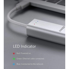 Anker USB-C to Ethernet Adapter A83410A1