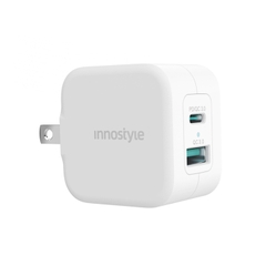 Innostyle MiniGo Pro III 20W Dual-Port PD Charger - IC20-2PDWHI