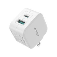 Innostyle MiniGo Pro III 20W Dual-Port PD Charger - IC20-2PDWHI