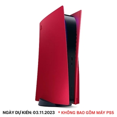 Ốp bọc máy PS5 Standard Cover - Volcanic Red