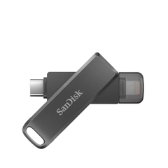 USB OTG Sandisk iXpand Flash Drive Luxe USB-C to Lightning for iPhone iPad 256GB