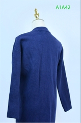 IN THE NOW- Áo khoác cardigan xanh dáng dài