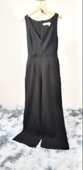 Jumpsuit đen dài ống rộng