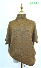 Áo len cổ lọ tay ngắn