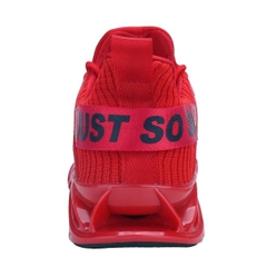 Giày Chạy Bộ Nam Sneaker Đỏ Đen
