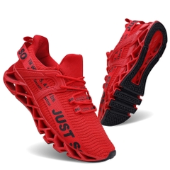 Giày Chạy Bộ Nam Sneaker Đỏ Đen