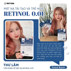 Mask Prettyskin Retinol 0.01 xanh dương hộp 10m ❤️ (Giá CTV)