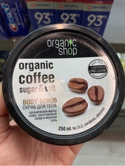 TDC tẩy tế bào chết Body Organic shop Cafe 250ml
