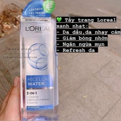 Tẩy trang Loreal xanh nhạt ❤️