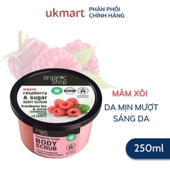 TDC tẩy tế bào chết Body Organic shop Dâu Rừng 250mla