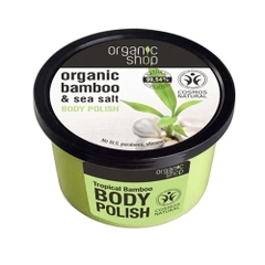 TDC tẩy tế bào chết Body Organic shop Đường Mía 250ml
