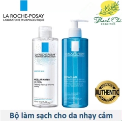 Set nước tẩy trang + sữa rửa mặt Laroche