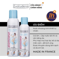 Xịt khoáng Evoluderm 150ml