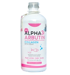 Sữa Tắm Dưỡng Trắng Da Alpha Arbutin 3+ Plus Collagen Bath Cream 350ml