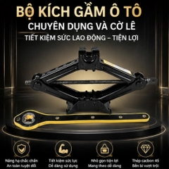 (KH) Kích Ô Tô Con - Bộ Kích Nâng Gầm Ô Tô Thế Hệ Mới Với Tay Nâng Hạ Kích Tiết Kiệm Sức Lao Động