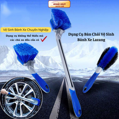 Dụng Cụ Bàn Chải Vệ Sinh Bánh Xe lazang màu xanh