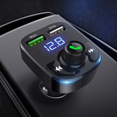 Tẩu, Cốc MP3 Cho Xe Hơi, Xe Ôtô Kết Nối Bluetooth, Nghe Nhạc, Sạc Pin, Nghe Điện Thoại Rãnh Tay HY87