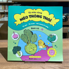 Tô màu cùng mèo thông thái - Rau củ 16k