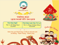 Lịch Nghỉ Tết Âm Lịch 2024 CTY TNHH HOÀI AN