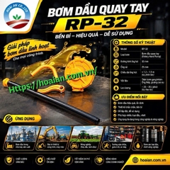 Bơm dầu quay tay Oriental RP-32