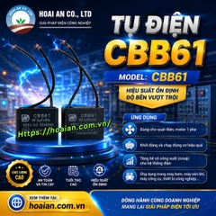 Tụ điện 3uF-450VAC CBB61