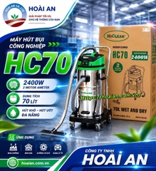 Máy hút bụi công nghiệp HICLEAN HC70
