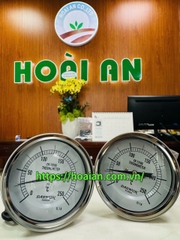 Đồng hồ nhiệt độ vỏ thép mạ crom – que dò inox Daewon (Korea)