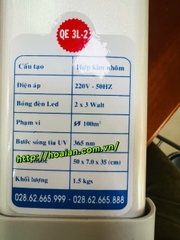 Đèn diệt côn trùng Azaky model : QE 3L-2