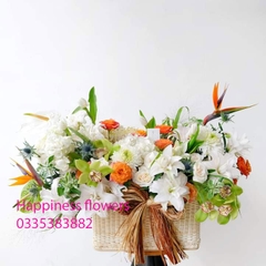 Giỏ hoa khai trương đẹp tại Hà Nội