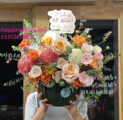 Lẵng hoa chúc mừng kỉ niệm thành lập công ty