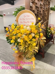 Bảng hoa chúc mừng  trương công ty | Hoa sinh nhật công ty đẹp