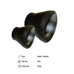 Côn hàn mạ kẽm - Côn thép hàn SCH20, SCH40