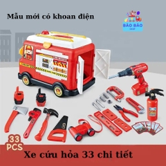 Xe cứu hoả đa năng 33pcs mã H356A(18 bộ/thùng)