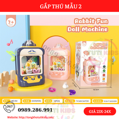 Gắp thú mẫu mới(12 bộ/thùng)
