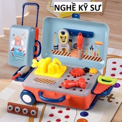 Vali nghề( 4 nghề nấu ăn, kỹ thuật, bác sỹ, trang điểm) 678(36 bộ/thùng)