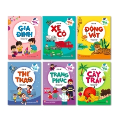 Bộ 6 cuốn cùng bé rèn tư duy