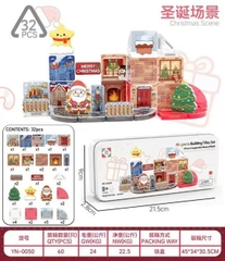 Hộp nam châm xếp hình noel - 60