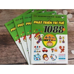 Bộ 4 cuốn phát triển trí tuệ 1088 4-5 tuổi