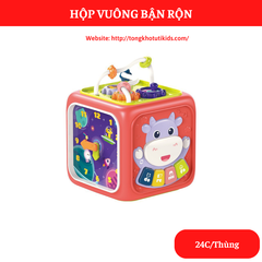 Hộp vuông bận rộn 688-60 (hộp bò)