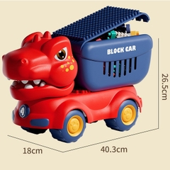 Xe tải Lego khủng long đỏ 9628(15 bộ/thùng)