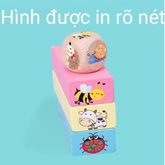 Rút gỗ màu con vật (40 bộ/thùng)