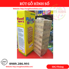 Rút gỗ số (50 bộ/thùng)