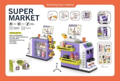 Copy of Quầy tính tiền siêu thị mini mã 668-136 Màu Tím