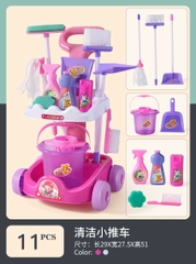 Xe đẩy dọn rác mã A5953(12 bộ/thùng)