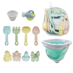 Đồ chơi xúc cát thùng gập Xanh/Cam mã LAS11-O1/2(56 bộ/thùng)